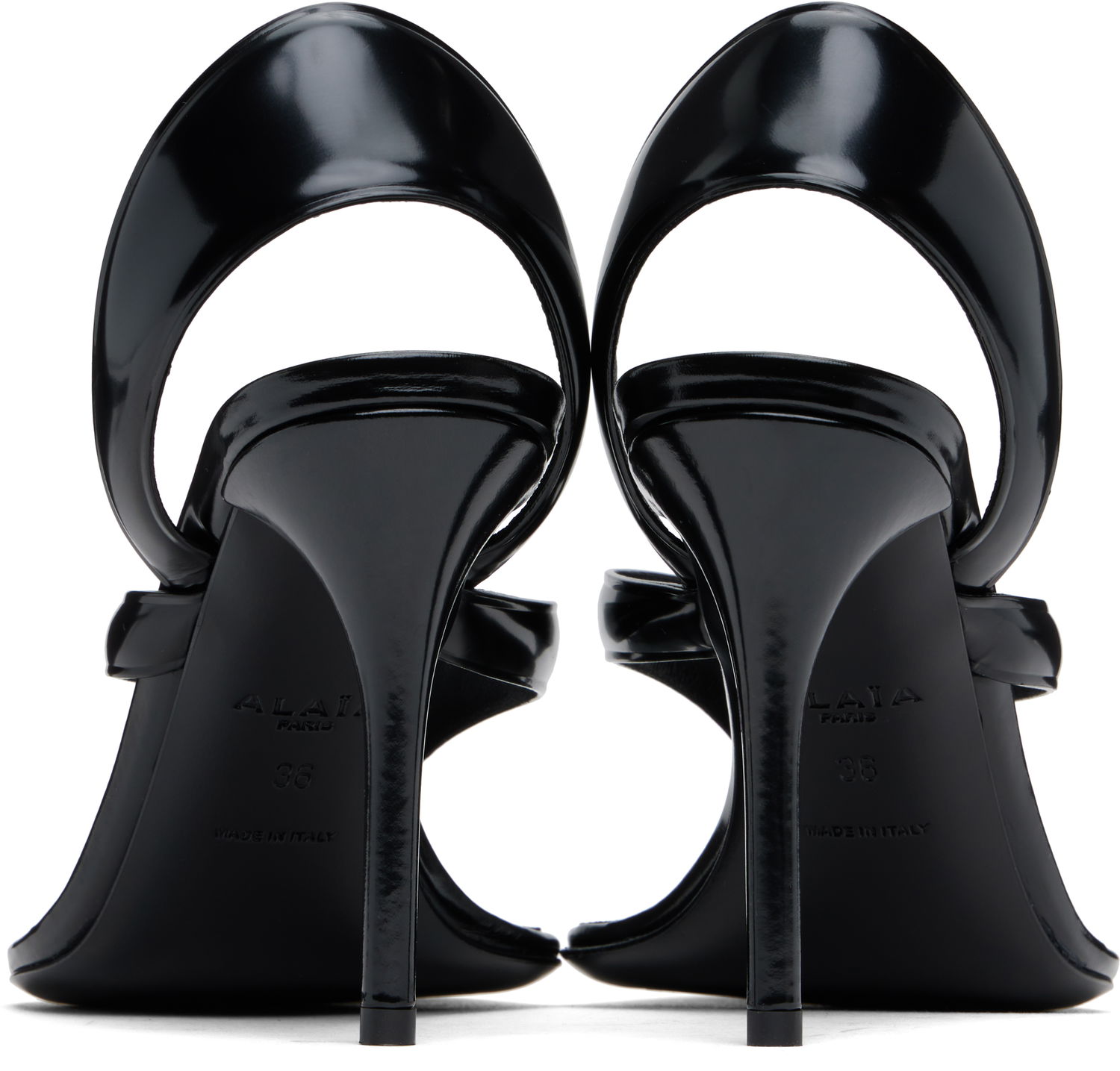 Tenisky a topánky Alaïa ALAÏA Heeled Thong Sandals Čierna | AA3S122CK301, 1