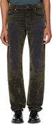 Helmut Lang Flocked Jeans