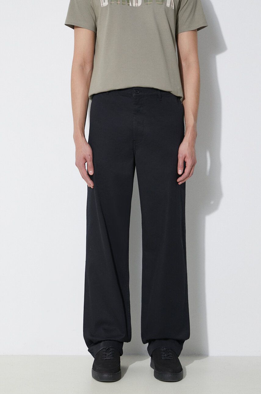 Nohavice WOOD WOOD Silas Classic Pants Čierna | 10001601.5252, 0