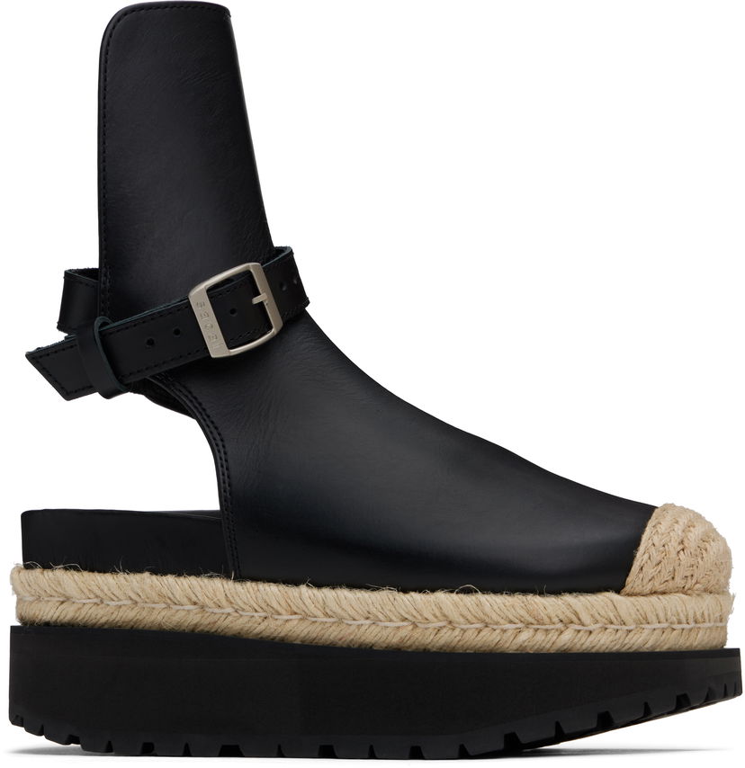 Šaty sacai sacai Jodphur Espadrille Platform Sandals Čierna | 25-07919
