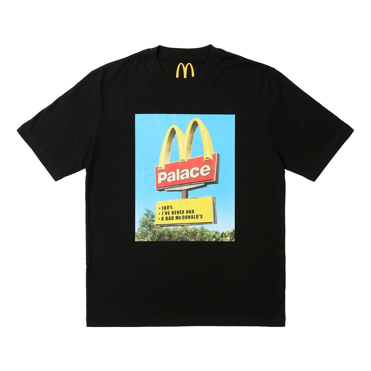 Tričko Palace Palace x McDonald's Sign Graphic T-Shirt Čierna | P25TS340, 0