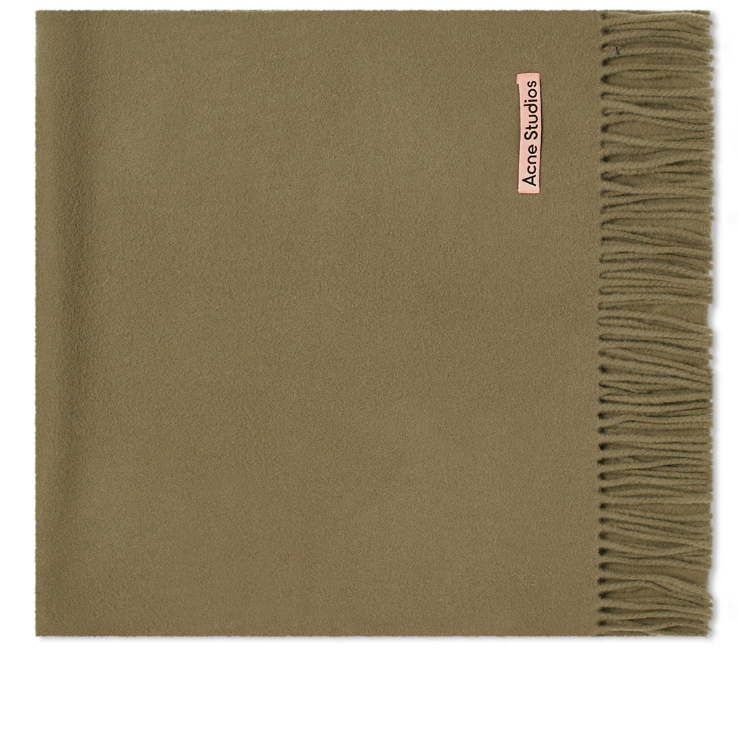 Šál Acne Studios Canada Narrow Reversible Scarf "Khaki Green" Zelené | CA0210-AB6, 0