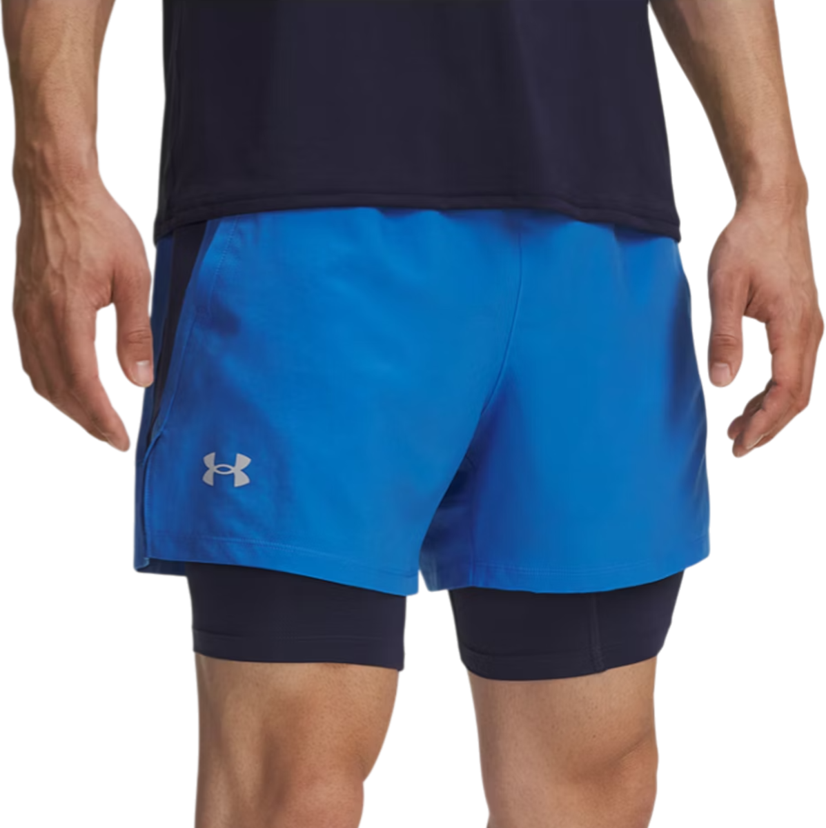 Šortky Under Armour UA Launch 5" 2-in-1 Running Shorts Modrá | 1382640-402, 0
