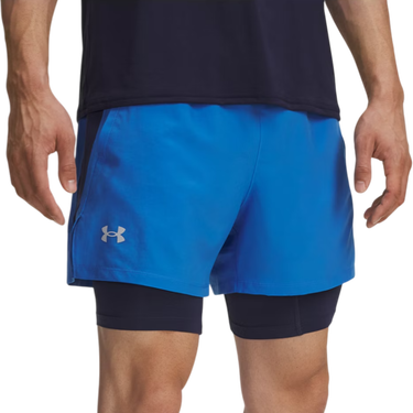 Šortky Under Armour UA Launch 5" 2-in-1 Running Shorts Modrá | 1382640-402, 0