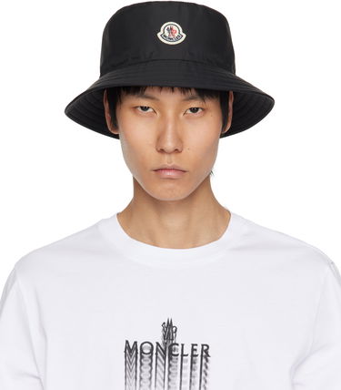 Klobúk Moncler Moncler Water-Repellent Bucket Hat Čierna | K10913B0006368352, 0
