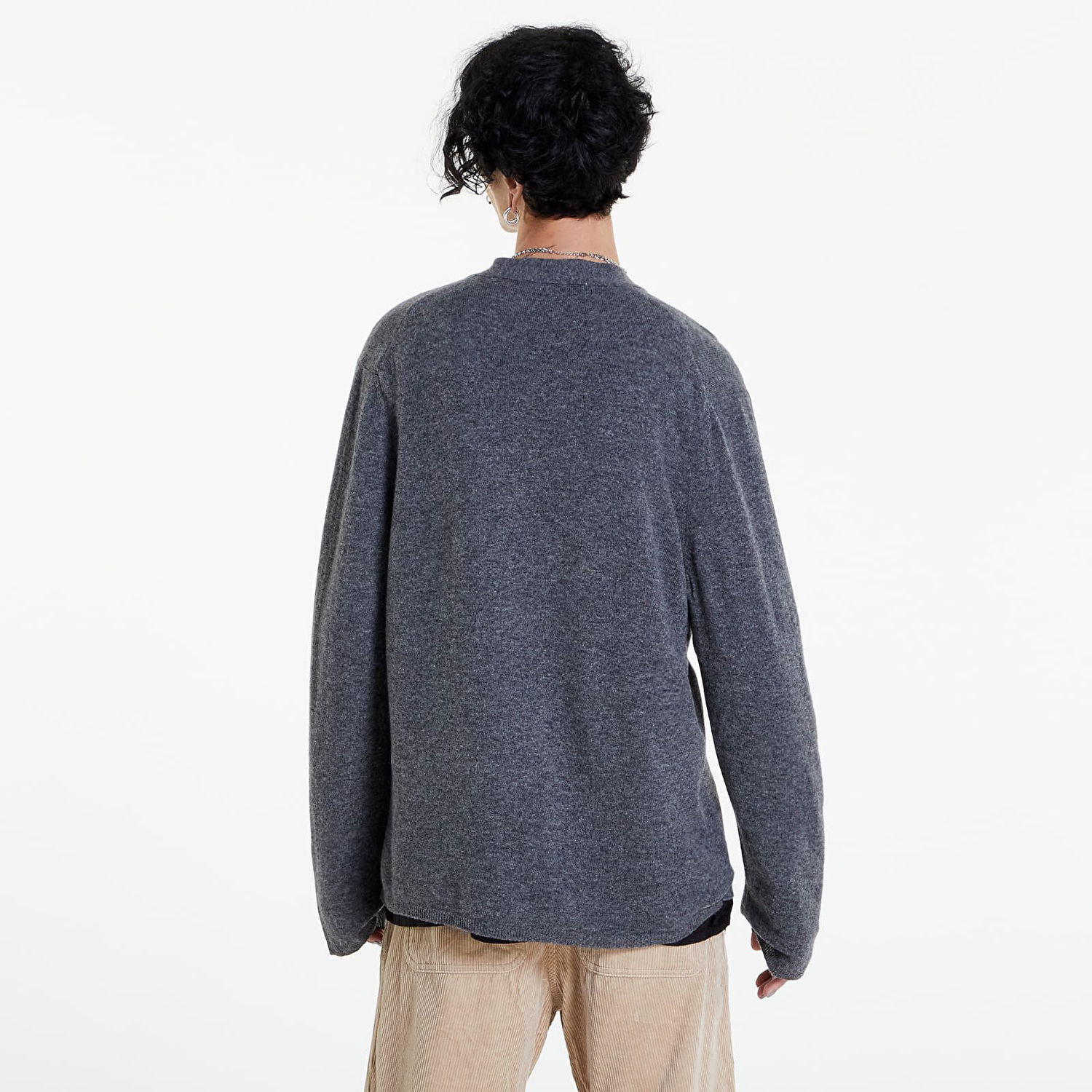 Košeľa Comme des Garçons Shirt Cardiguan Knit Šedá | FJ-N011, 1