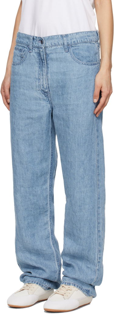 Džínsy The Row The Row Tarley Wide Leg Jeans Modrá | 8766-W3654, 3