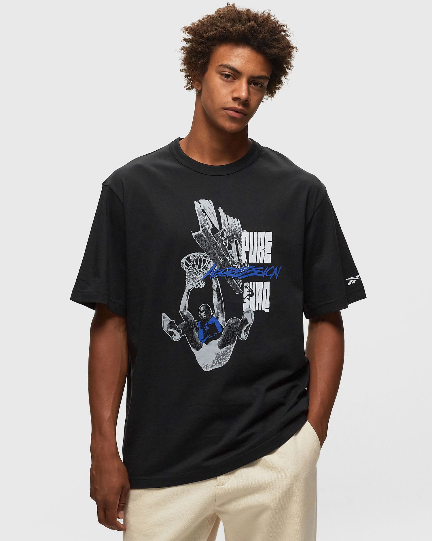 Tričko Reebok BB SHAQ GRAPHIC TEE Čierna | 100068511, 1