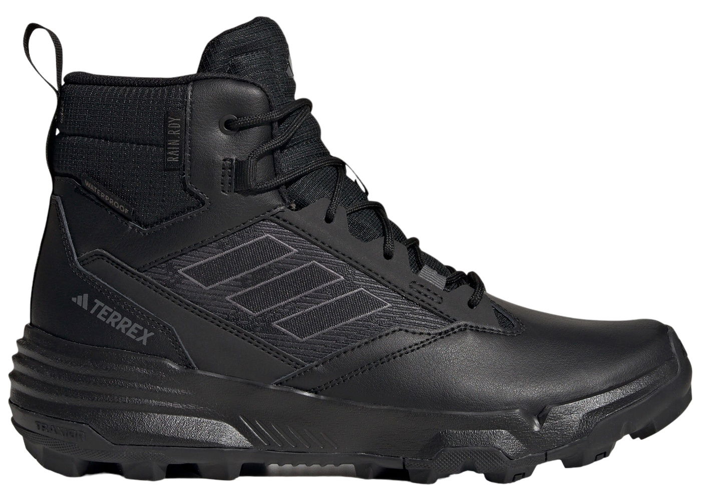 Tenisky a topánky adidas Performance Terrex Unity Leather Mid Rain.RDY Core Black Grey Čierna | IF4977, 0