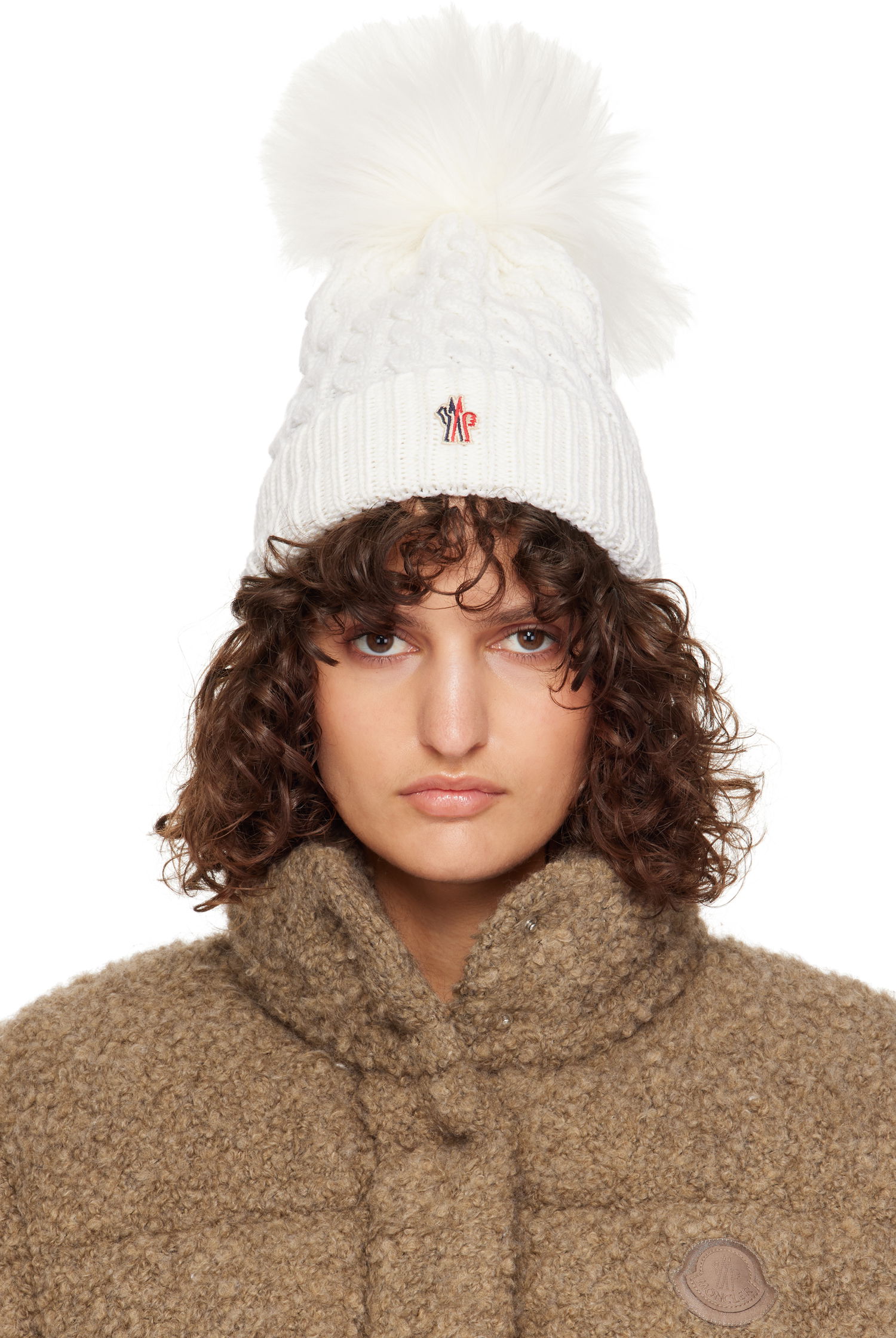 Kulicha Moncler Wool Pom Pom Beanie Hnedá | J20983B000080402A, 0