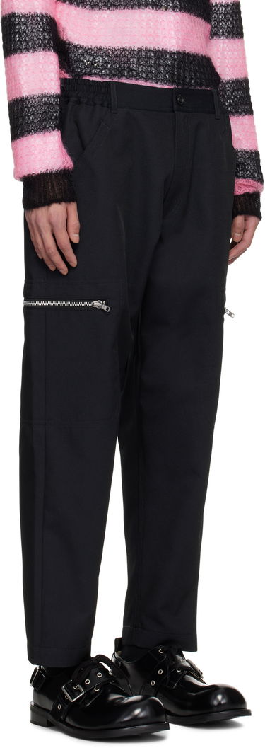 Cargo nohavice Comme des Garçons Homme Deux Irregular Pin Head Trousers Čierna | DO-P024-051, 1