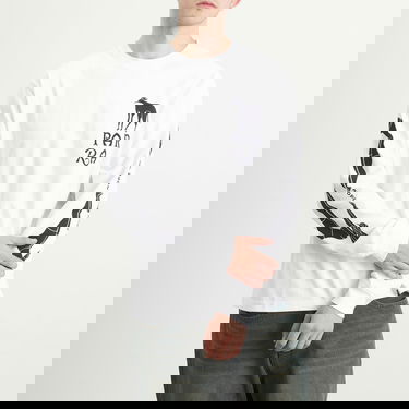Tričko By Parra Parra Dog Training Graphic Long Sleeve T-Shirt Biela | 54110-WHT, 2