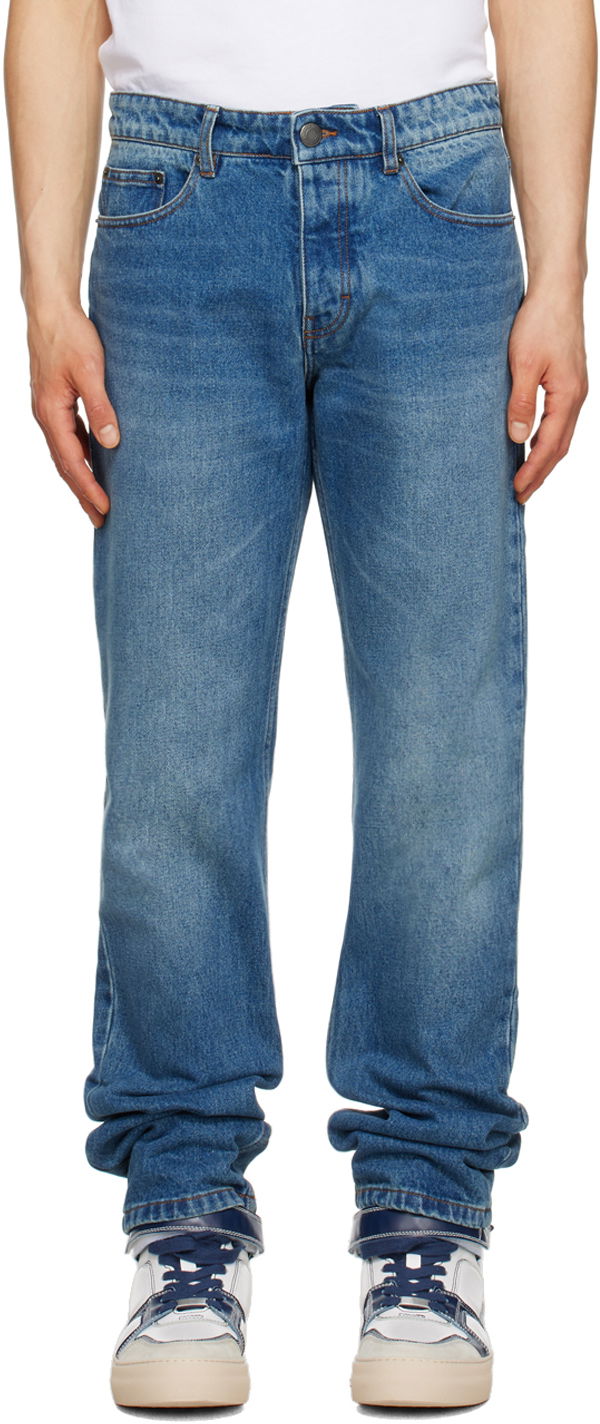 Džínsy AMI Classic Fit Jeans Navy | HTR001.DE0001, 0
