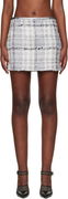 Dolce&Gabbana Check Tweed Miniskirt