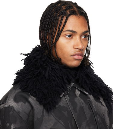 Šál Dries Van Noten Dries Van Noten Shag-Knit Collar Čierna | 252-021226-2725, 1