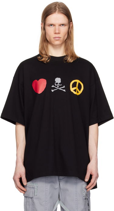 Tričko Mastermind WORLD Mastermind World Ying-Yang Peace T-Shirt Čierna | MW25S14-TS072-022, 0
