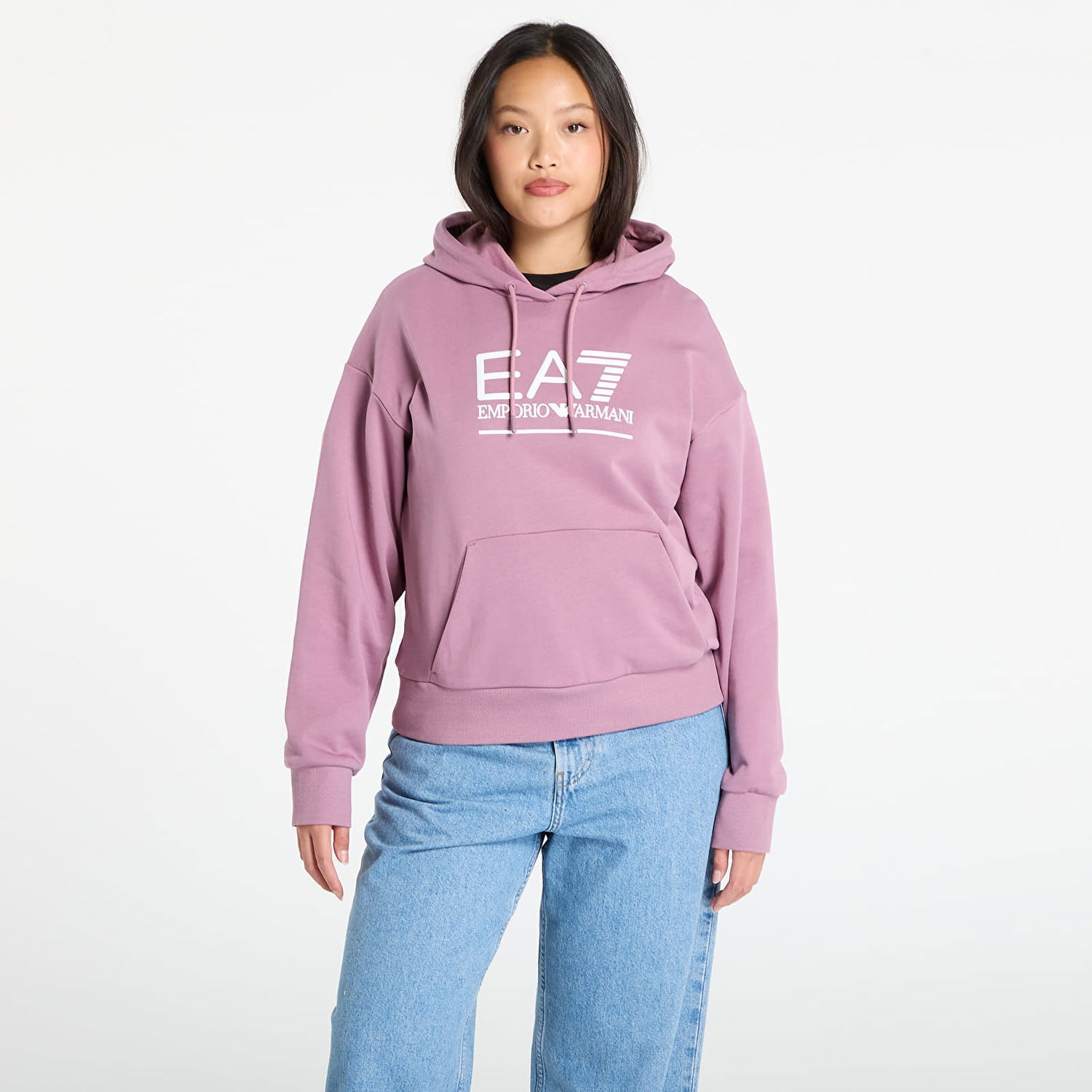 Mikina Emporio Armani EA7 Emporio Armani Train Visibility Hoodie Ružová | 7W000417AF12473UA272, 0
