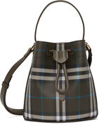Burberry Mini Check Bucket Bag