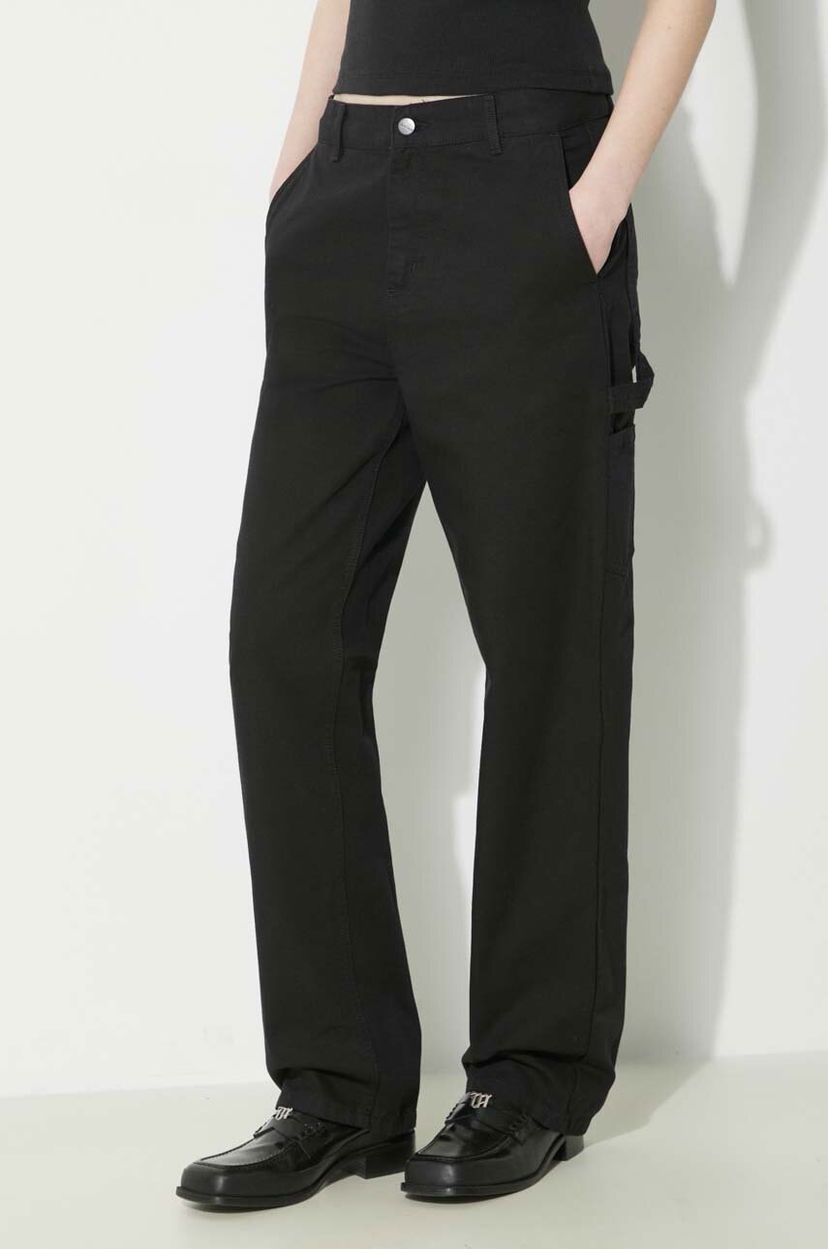 Nohavice Carhartt WIP Pierce Pant Straight High Waist Pants Čierna | I032966.8902