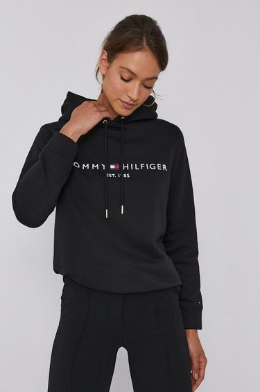 Mikina Tommy Hilfiger Heritage Hoodie Čierna | WW0WW31998.NOS, 0
