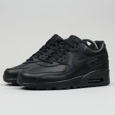 Tenisky a topánky Nike Air Max 90 Leather GS Čierna | 833412-001, 1
