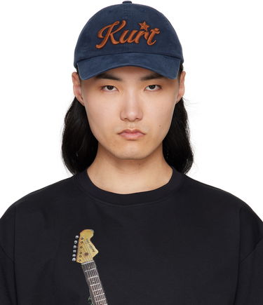 Šiltovka Andersson Bell Andersson Bell 'Kurt' Star Baseball Cap Navy | aaa440u, 0