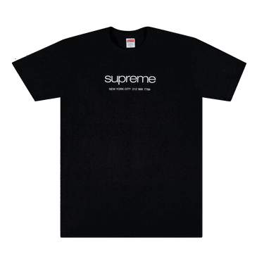 Tričko Supreme Shop Tee Čierna | SS20T19 BLACK, 0