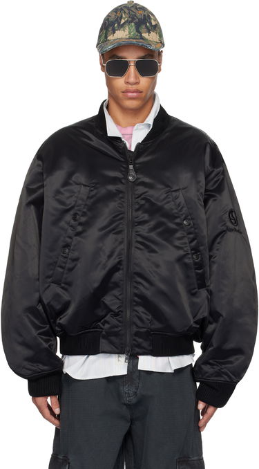 Bomber bunda Acne Studios Acne Studios Logogram Bomber Jacket Čierna | B90819-, 0