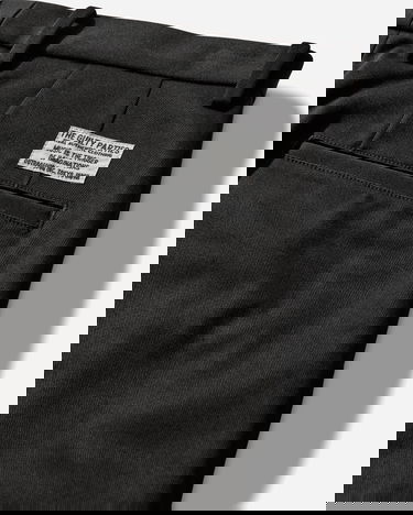 Nohavice WACKO MARIA Double Pleated Chino Trousers (Type-1) Čierna | 25FW-WMP-PT01 BLACK, 3