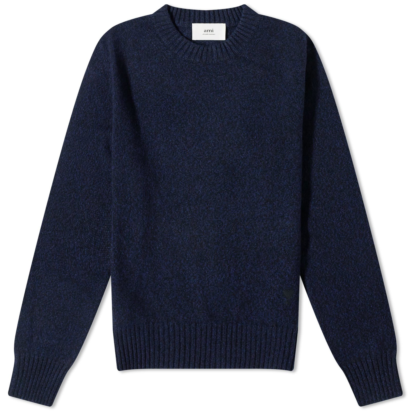 Tonal Heart Cashmere Crewneck