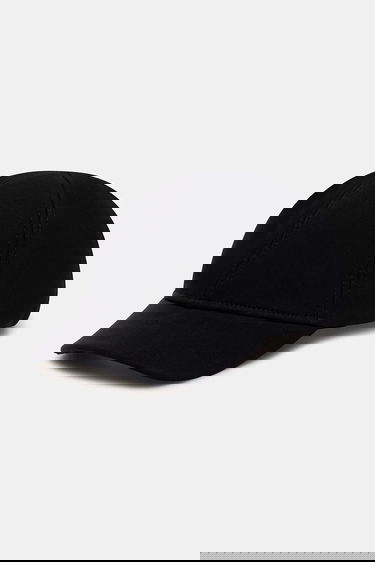 Šiltovka HELIOT EMIL Wool Blend Baseball Cap Heliot Emil Čierna | AW25.16.139.BLK01, 0