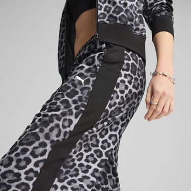 Tepláky Puma T7 Leo Luxe All-Over Print Straight-Leg Pants Šedá | 632343_01, 4
