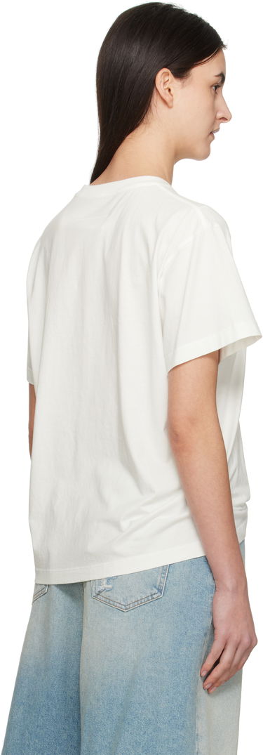 Tričko Maison Margiela MM6 Maison Margiela Varsity Print T-Shirt Biela | SH0GC0046 S24312, 2