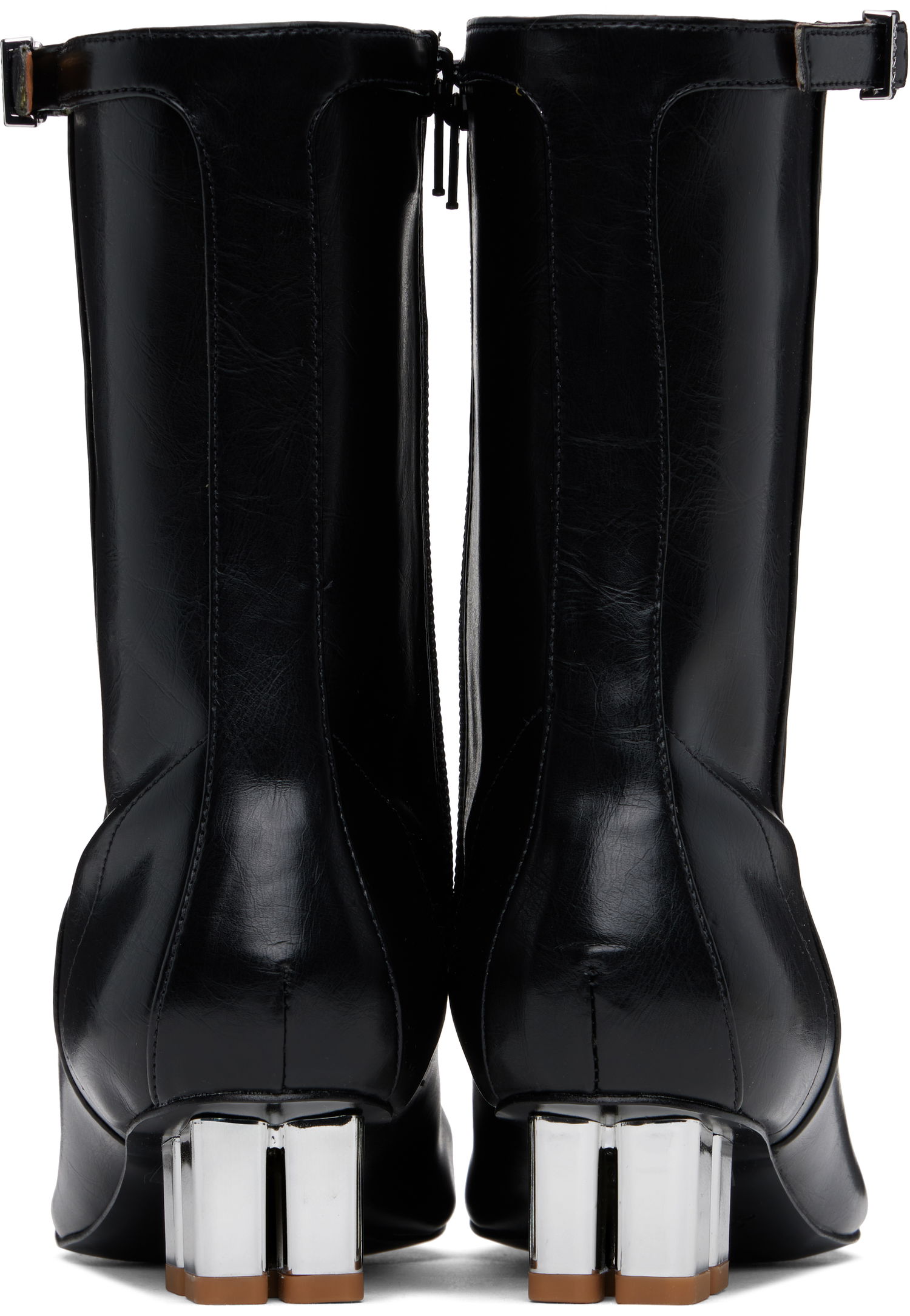 Tenisky a topánky GANNI GANNI Oleatex Eyelets Lace-Up Boots Čierna | S2967, 1