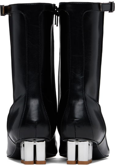 Tenisky a topánky GANNI GANNI Oleatex Eyelets Lace-Up Boots Čierna | S2967, 1