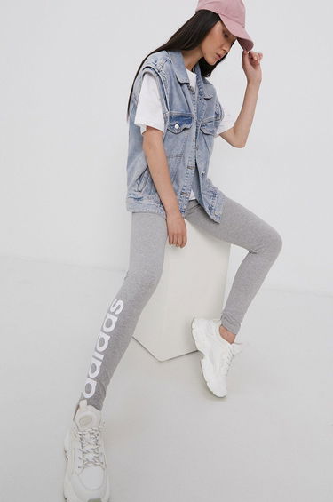 Legíny adidas Originals Essentials High-Waist Leggings Šedá | GL0638, 0