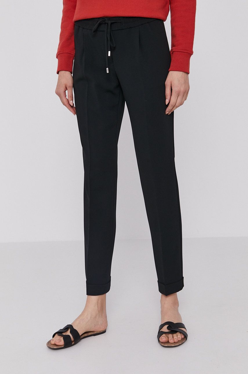 Nohavice BOSS High Waist Pants Čierna | 50427841.NOS, 0