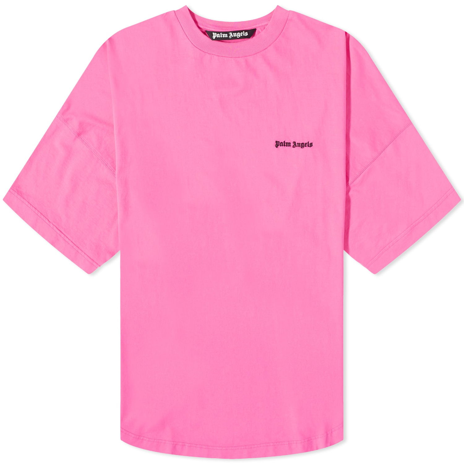 Tričko Palm Angels Embroidered Logo Oversized T-Shirt Ružová | PMAA002F23JER0013210, 0