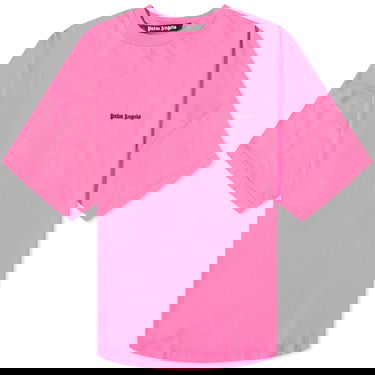 Tričko Palm Angels Embroidered Logo Oversized T-Shirt Ružová | PMAA002F23JER0013210, 0