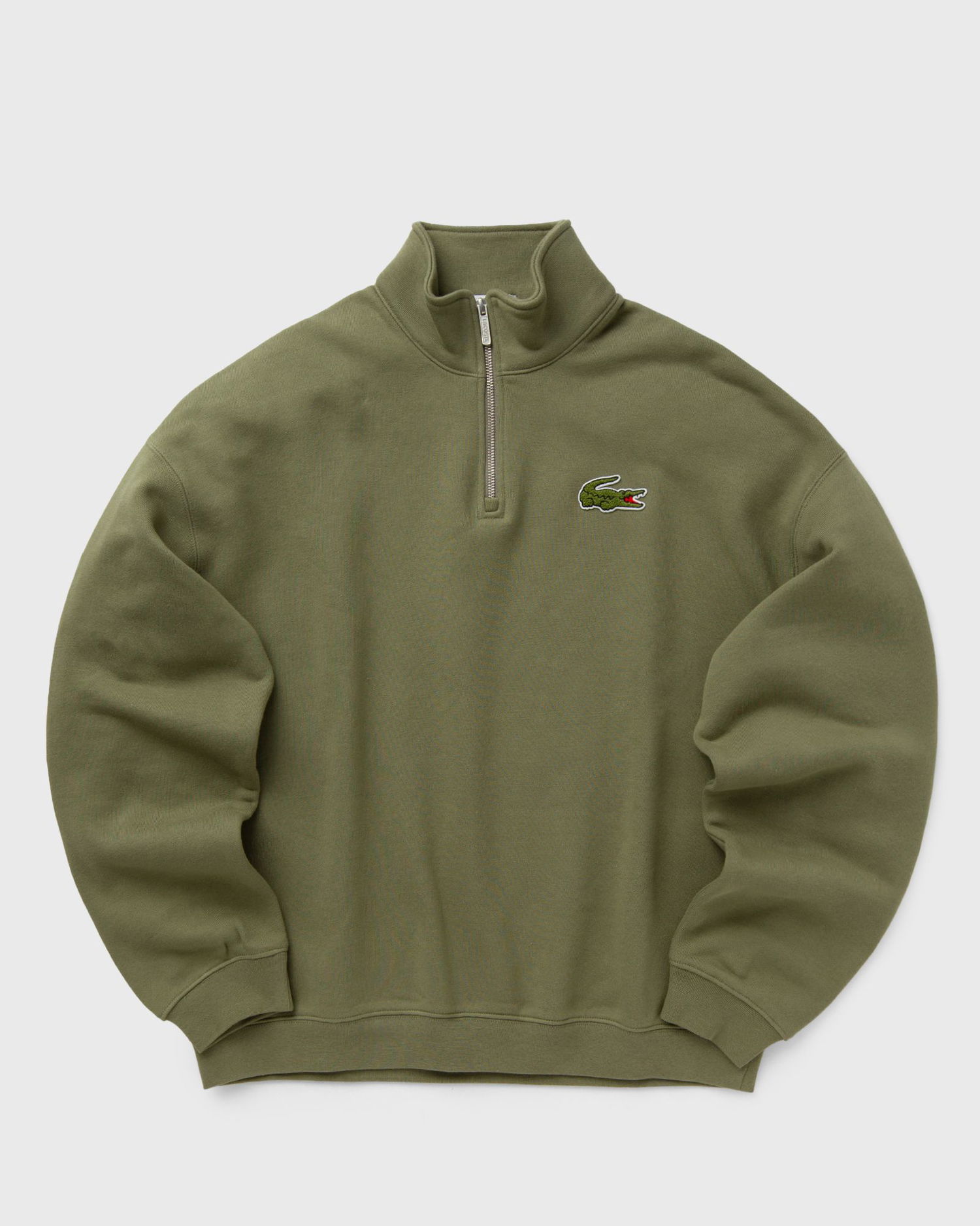 Mikina Lacoste SWEATSHIRT Half-Zips Zelené | SH2748-BMY, 0
