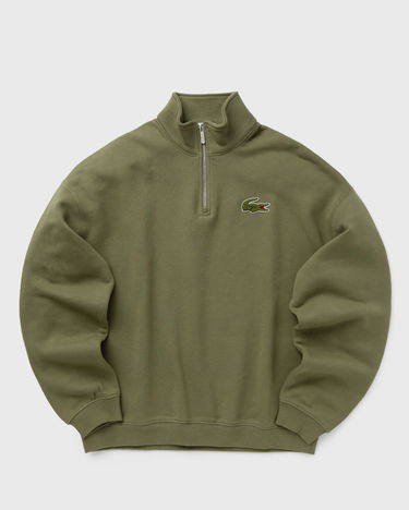 Mikina Lacoste SWEATSHIRT Half-Zips Zelené | SH2748-BMY, 0