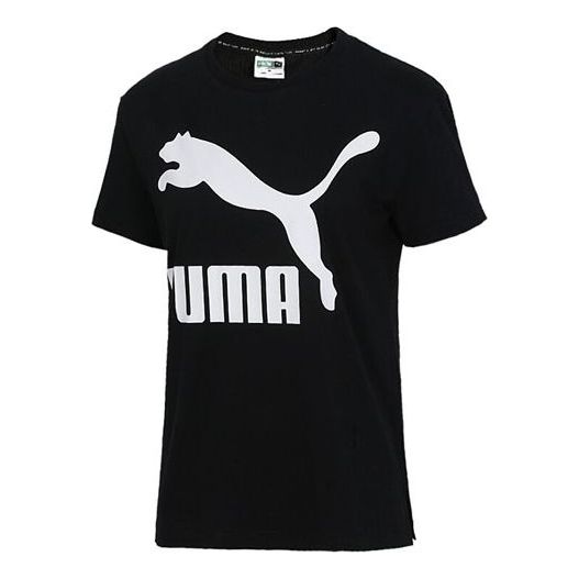 Tričko Puma Classics Logo Short Sleeve T-Shirt Čierna | 579406-61
