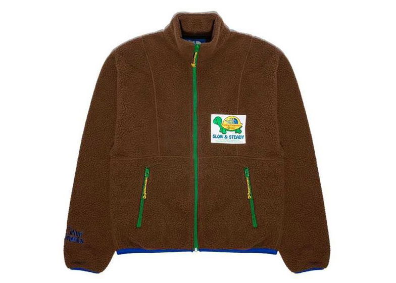 Bunda The North Face x Online Ceramics Sherpa Attitude FZ Hnedá | TNF-230