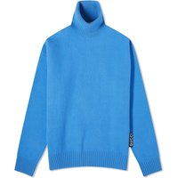 Sveter Gucci Logo Tab Turtleneck Modrá | 763343-XKDNG-4990, 1