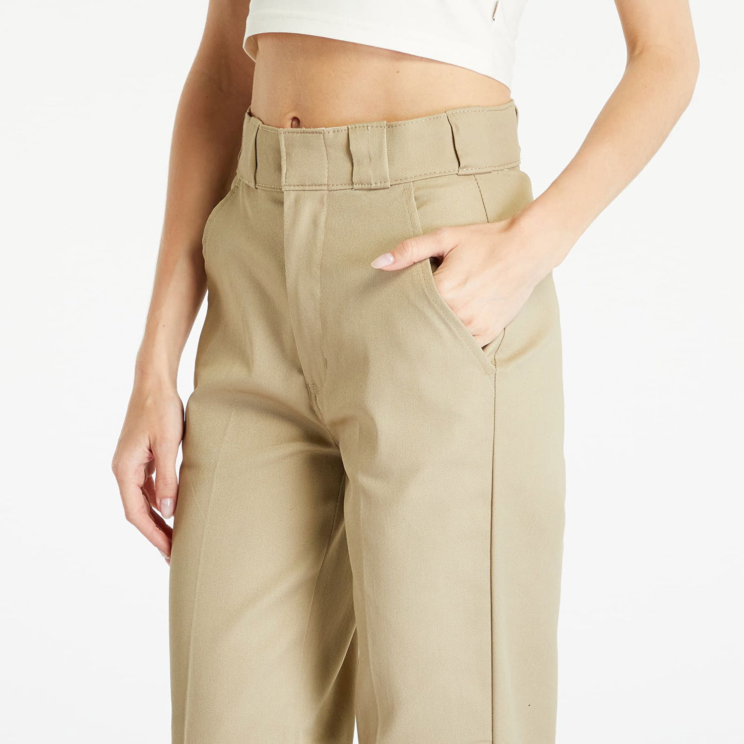 Nohavice Dickies Whitford Trousers Béžová | DK0A4Y7EKHK1, 1