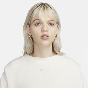 Sveter Nike French Terry Crewneck Béžová | DV7802-901, 1