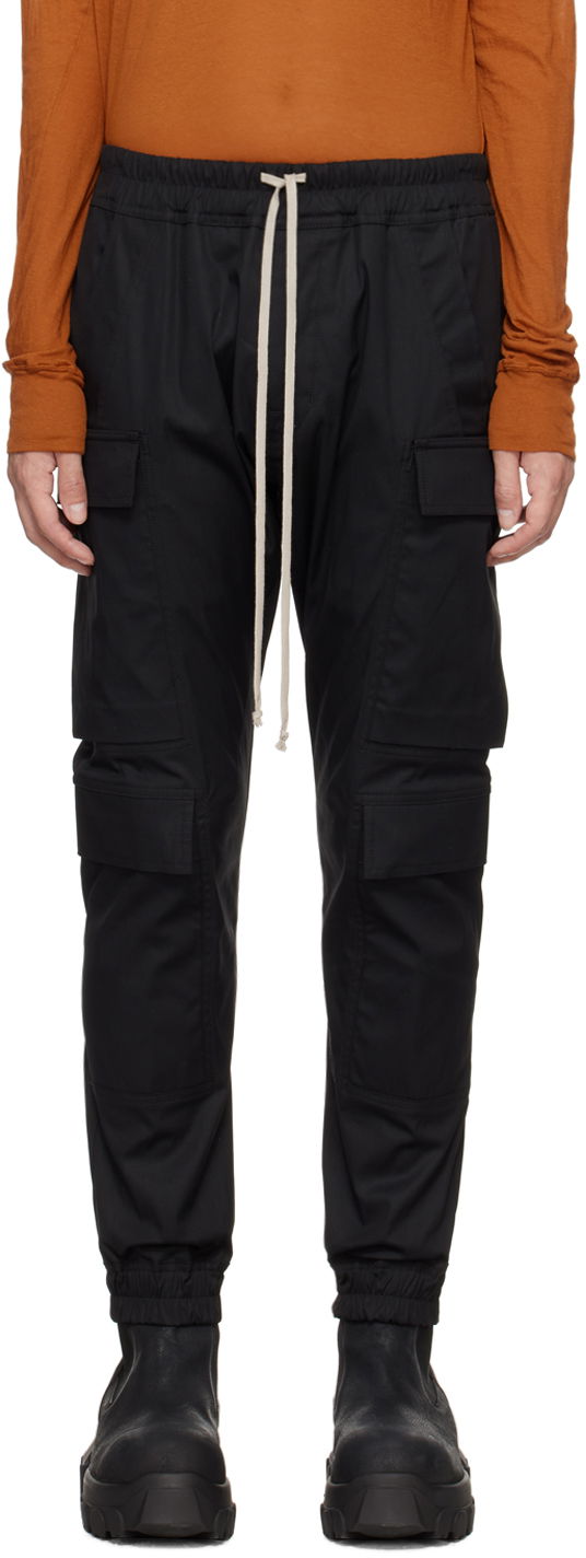 Cargo nohavice Rick Owens Mastodon Mega Cargo Pants Čierna | RU01D3337 TE, 0