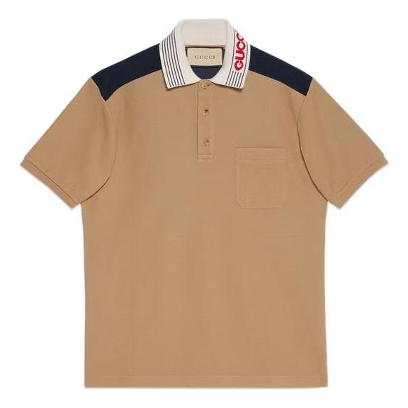 Polo tričko Gucci Gucci Jersey Polo Shirt Béžová | 727906-XJE8K-2094, 0