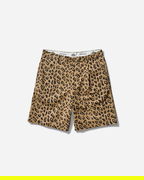 Dickies Leopard Print Pleated Shorts