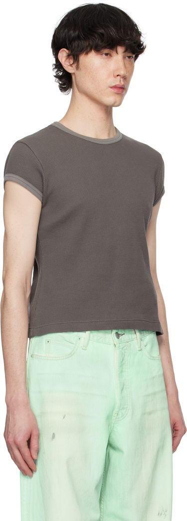 Tričko Acne Studios Acne Studios Fitted T-Shirt Šedá | CL0332-, 1